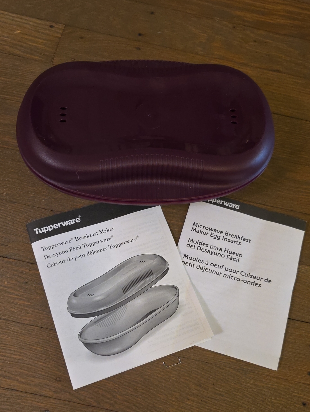 Tupperware Breakfast Maker in Plum